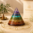 7 Chakra Conical Pyramid