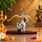 999 Silver Plated Shri Ram Dhanurdhari Idol
