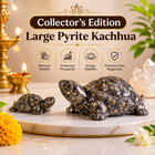 Collector’s Edition Pyrite Tortoise (Kachhua) - Big Size - 8x heavier
