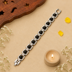 Metal Karungali Bracelet - Silver