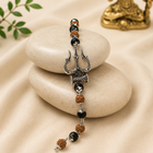 Mahadev Trishul Damru Rudraksha Karungali Kavach Bracelet