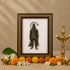 Siddh Pyrite Hanuman Ji on Selenite Frame