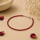 Garnet Anklet