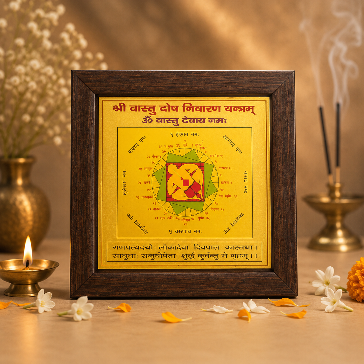 Vastu Dosh Nivaran Yantra (6×6 inch) with Frame