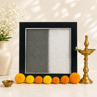 Dhan Varsha Frame with Pyrite & Selenite