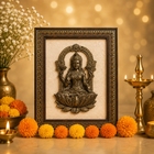 Pyrite Lakshmi Ji on Selenite Frame